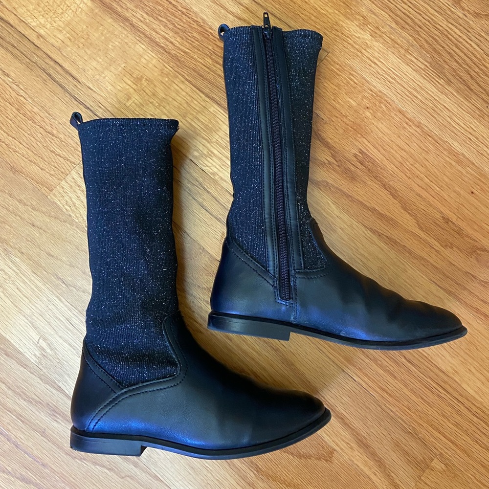 Zara Kids Stretch Fabric Boots